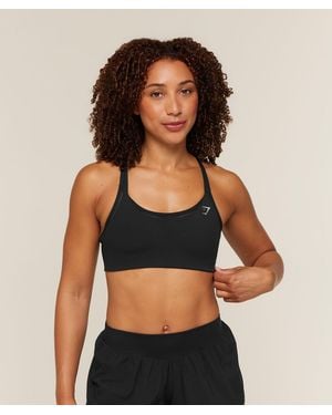 GYMSHARK Hybrid Sports Bra - Black