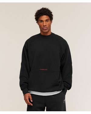GYMSHARK Premium Heavyweight Crew - Black