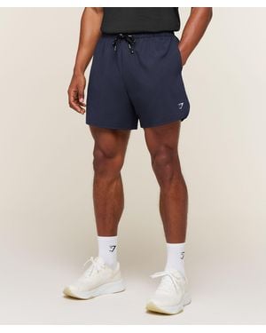GYMSHARK Train 5" Shorts - Blue