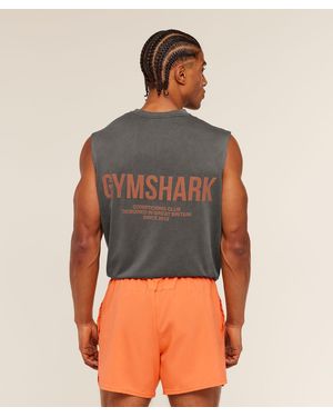 GYMSHARK Conditioning Club Washed Tank - Black