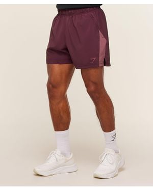 GYMSHARK Sport 5" Shorts - Red