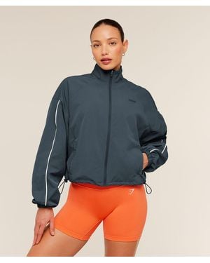 GYMSHARK To From Zip Through - Blue