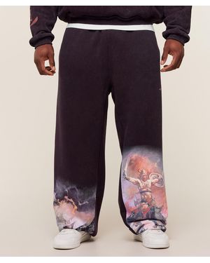 GYMSHARK Power X Frazetta Graphic Joggers - Blue