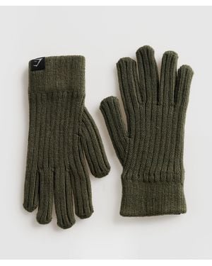 GYMSHARK Knitted Glove - Green