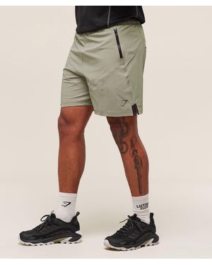 GYMSHARK Tactical 6" Short - Natural