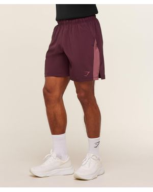 GYMSHARK Sport 7" Shorts - Red