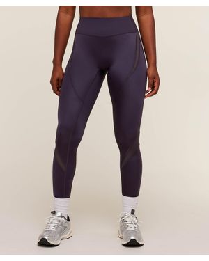 GYMSHARK Mesh Panel Leggings - Blue