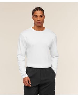 GYMSHARK Off Duty Long Sleeve T-Shirt - White