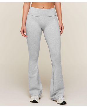 GYMSHARK Cottonmove Flared Leggings - Grey