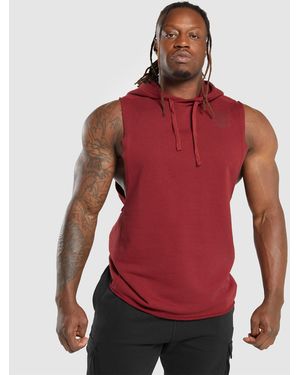 Drop arm sleeveless hoodie sale