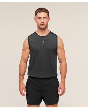 GYMSHARK Lightweight Seamless Tank - Blue