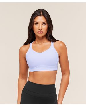 GYMSHARK Crossover Strap High Support Sports Bra - Blue