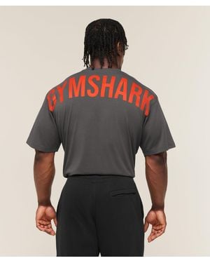 GYMSHARK Power T-Shirt - Grey