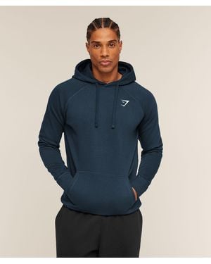 GYMSHARK Crest Hoodie - Blue