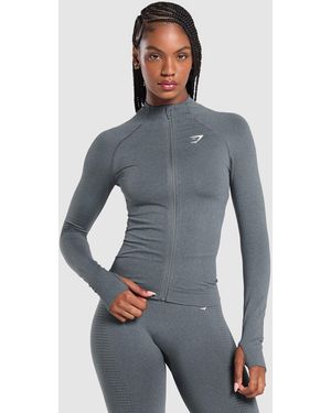 GYMSHARK Vital Seamless Tight Tracktop - Blue