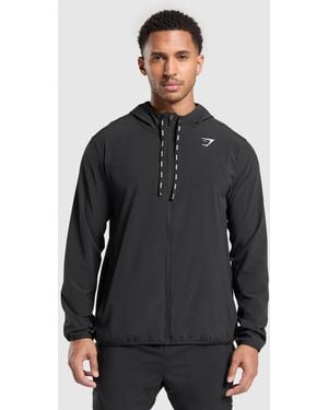 GYMSHARK Arrival Track Jacket - Black