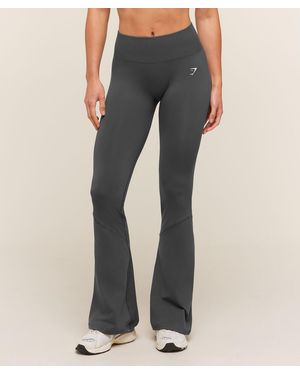 GYMSHARK Everyday Seamless Flared Leggings - Blue
