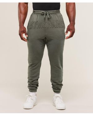 GYMSHARK Power Washed Joggers - Grey
