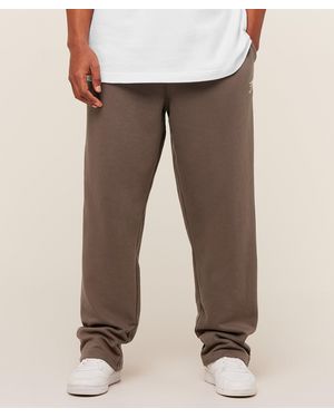 GYMSHARK Crest Straight Leg Joggers - Brown