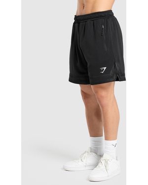 GYMSHARK Campus Mesh Shorts - Black