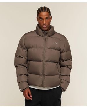 GYMSHARK Puffer Jacket - Brown