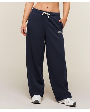 GYMSHARK Cozy Luxe Campus Pants Short - Blue