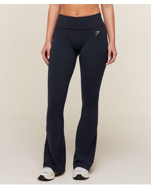 GYMSHARK Cottonmove Flared Leggings - Blue