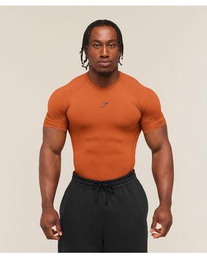 GYMSHARK Element Baselayer T-Shirt - Red