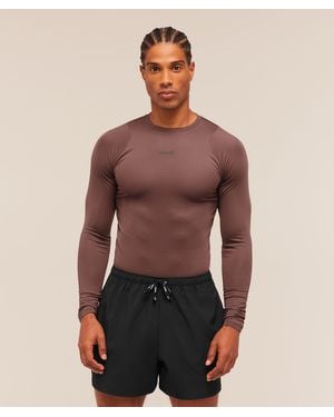 GYMSHARK Train Long Sleeve T-Shirt - Red