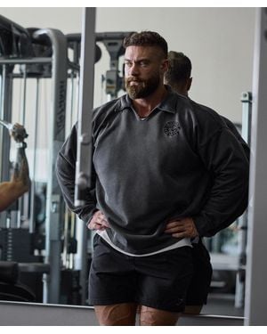 GYMSHARK Premium Legacy Pullover - Black