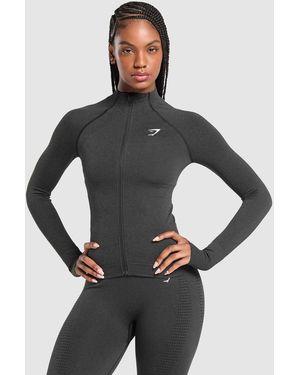 GYMSHARK Vital Seamless Tight Tracktop - Black