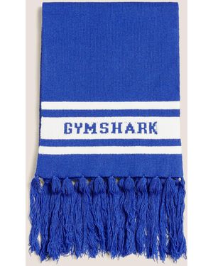 GYMSHARK Collegiate Scarf - Blue