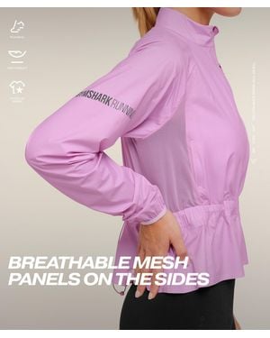 GYMSHARK Running Elite Windproof Jacket - Purple