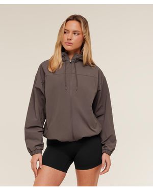 GYMSHARK Weekend Lifestyle Track Jacket - Gray