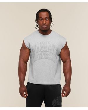 GYMSHARK Gslc Cut Off Tank - Gray