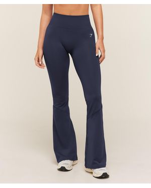 GYMSHARK Everyday Seamless Flared Leggings - Blue