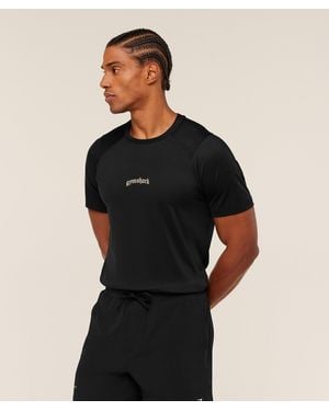GYMSHARK Tactical T-Shirt - Black