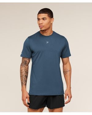 GYMSHARK Running T-Shirt - Blue