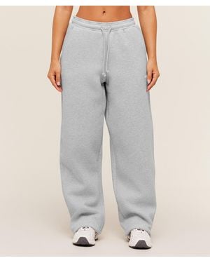 GYMSHARK Cozy Luxe Straight Leg Short Sweatpants - Gray