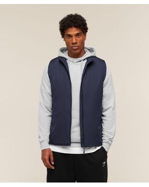 GYMSHARK Lightweight Gilet - Blue