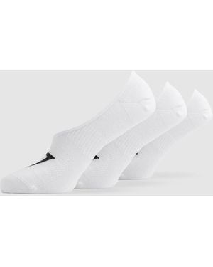 GYMSHARK No Show Socks 3Pk - White