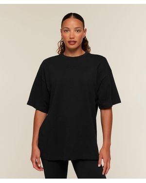 GYMSHARK Appliqué T-Shirt - Black