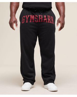 GYMSHARK Built Different Straight Leg Joggers - Black