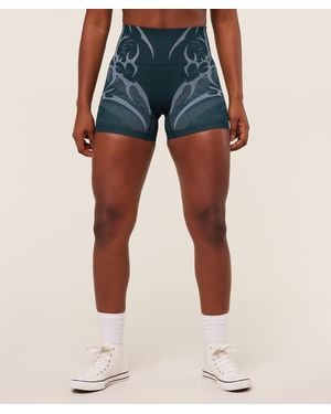 GYMSHARK Storm Seamless Shorts - Blue