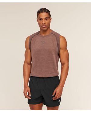 GYMSHARK Versatile Seamless Tank - Red