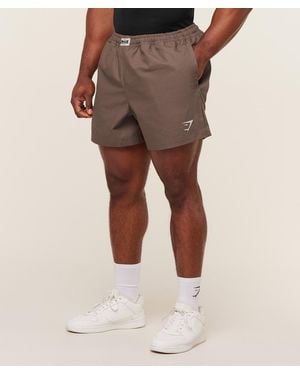 GYMSHARK Pumper Shorts 5" - Natural