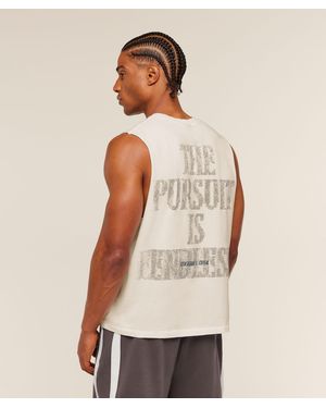 GYMSHARK X Cbum Washed Sleeveless T-Shirt - Natural