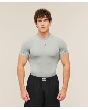 GYMSHARK Element Baselayer T-Shirt - Grey