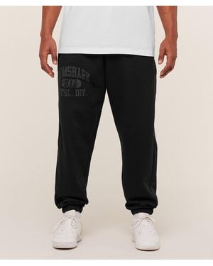 GYMSHARK Athletic Division Graphic Joggers - Black