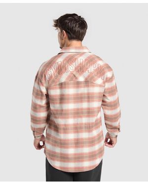 GYMSHARK Flannel Shirt - Pink